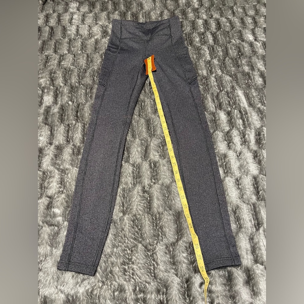 Black/gray thicker Lululemon leggings